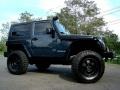 2008 Steel Blue Metallic Jeep Wrangler Sahara 4x4  photo #14