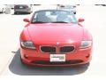 2005 Bright Red BMW Z4 2.5i Roadster  photo #10