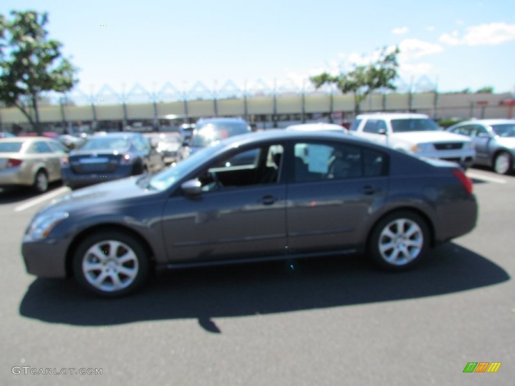 2008 Maxima 3.5 SL - Dark Slate Metallic / Charcoal Black photo #4