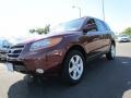 2008 Dark Cherry Red Hyundai Santa Fe Limited  photo #1