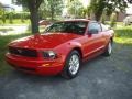 2007 Torch Red Ford Mustang V6 Deluxe Coupe  photo #1