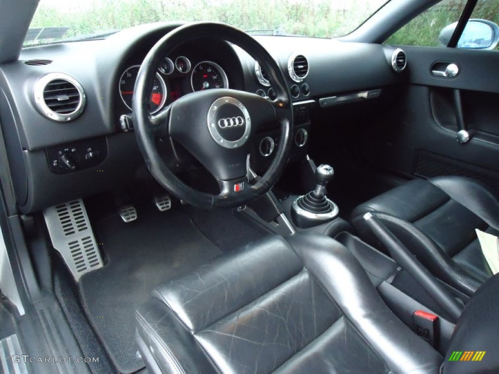 Ebony Black Interior 2001 Audi TT 1.8T quattro Coupe Photo #53529516