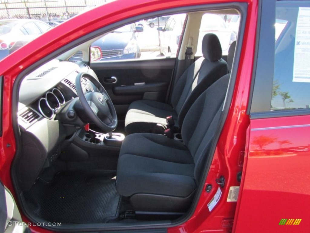 2011 Versa 1.8 S Hatchback - Red Alert / Charcoal photo #10
