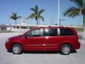 2009 Inferno Red Crystal Pearl Chrysler Town & Country Touring  photo #3