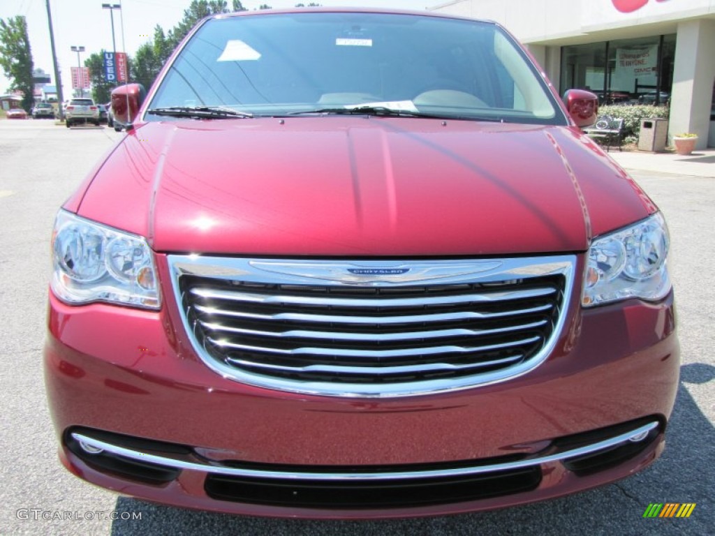 Deep Cherry Red Crystal Pearl 2012 Chrysler Town & Country Touring Exterior Photo #53530461