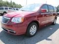 Deep Cherry Red Crystal Pearl 2012 Chrysler Town & Country Touring Exterior