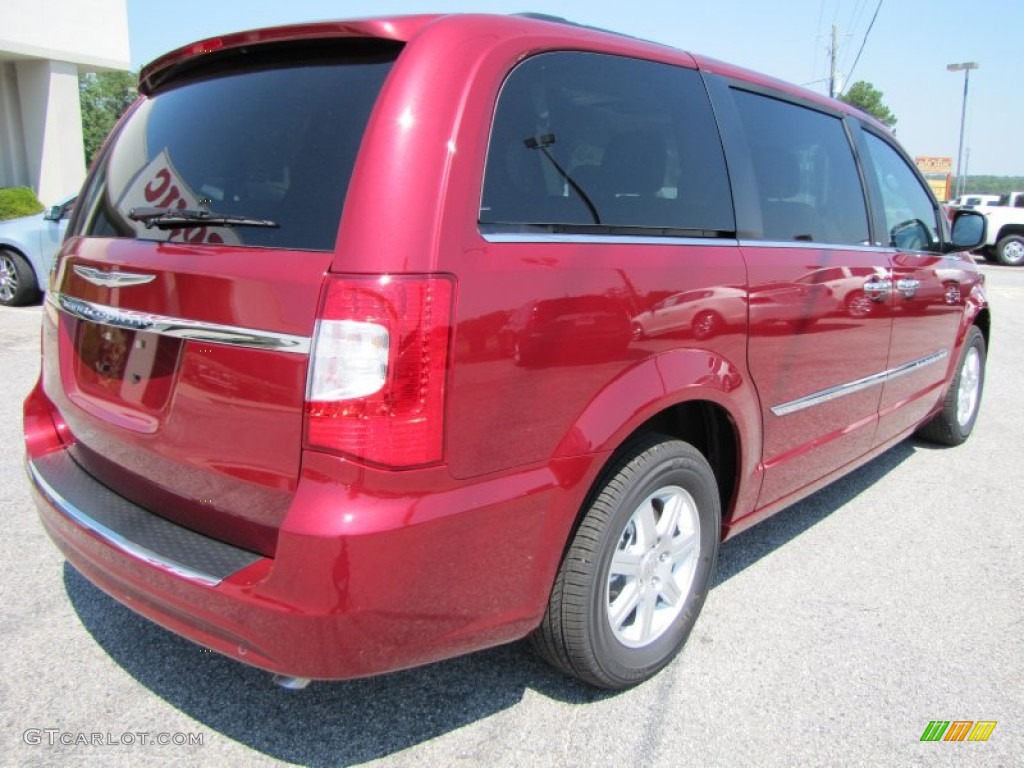 Deep Cherry Red Crystal Pearl 2012 Chrysler Town & Country Touring Exterior Photo #53530527