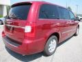 Deep Cherry Red Crystal Pearl 2012 Chrysler Town & Country Touring Exterior