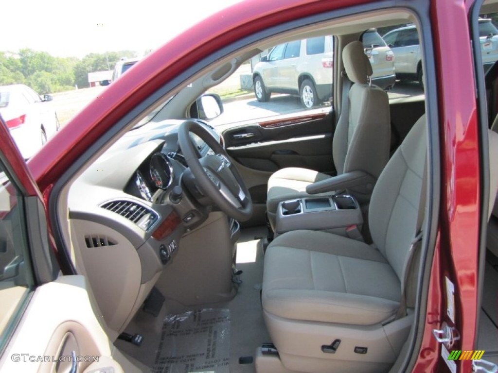Dark Frost Beige/Medium Frost Beige Interior 2012 Chrysler Town & Country Touring Photo #53530566