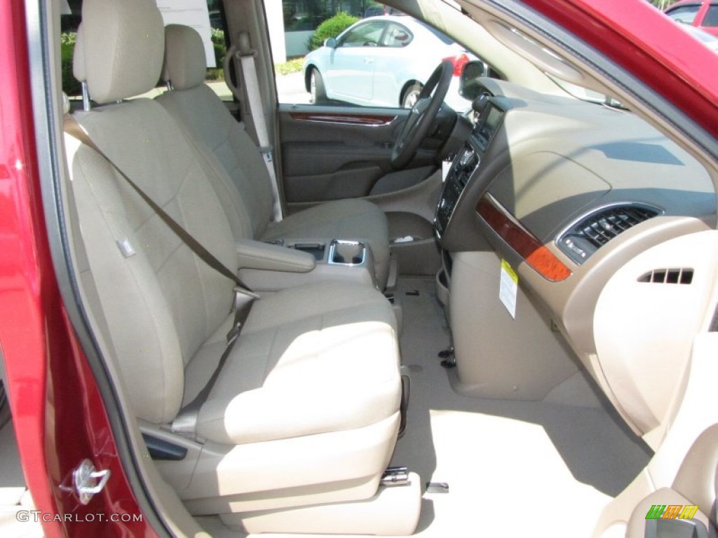 Dark Frost Beige/Medium Frost Beige Interior 2012 Chrysler Town & Country Touring Photo #53530635