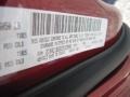 PRP: Deep Cherry Red Crystal Pearl 2012 Chrysler Town & Country Touring Color Code