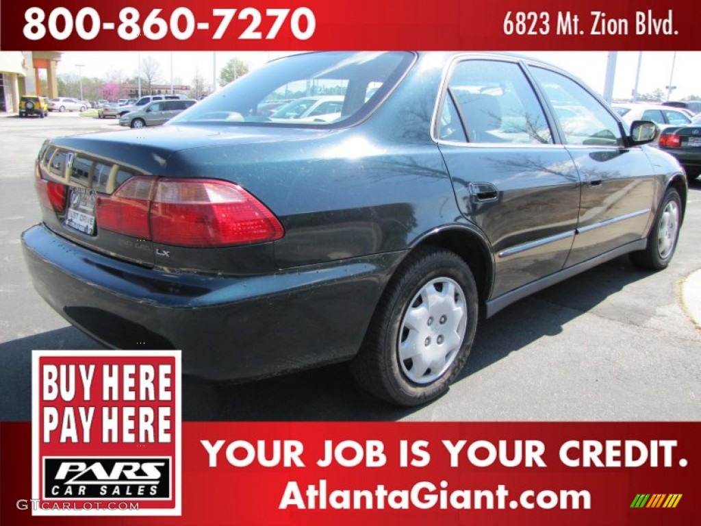 1999 Accord LX Sedan - Dark Emerald Pearl / Ivory photo #3