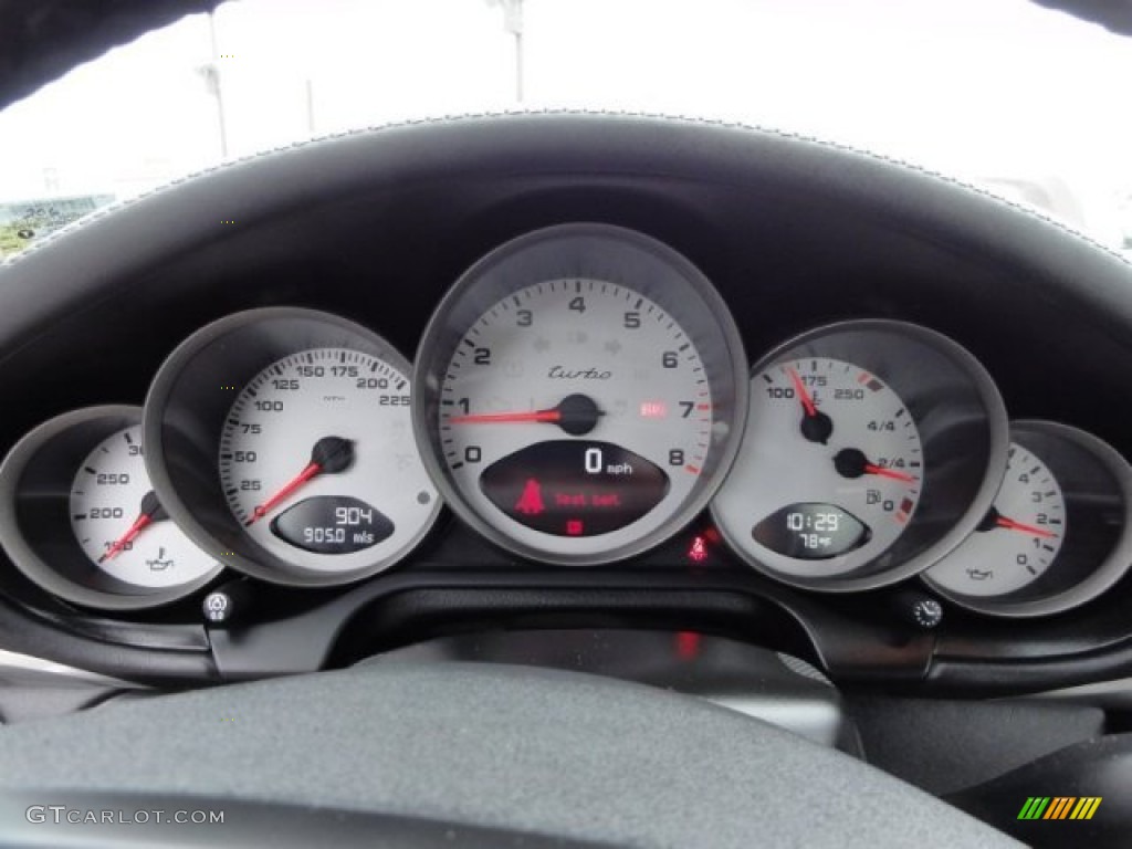 2011 Porsche 911 Turbo Coupe Gauges Photo #53531406