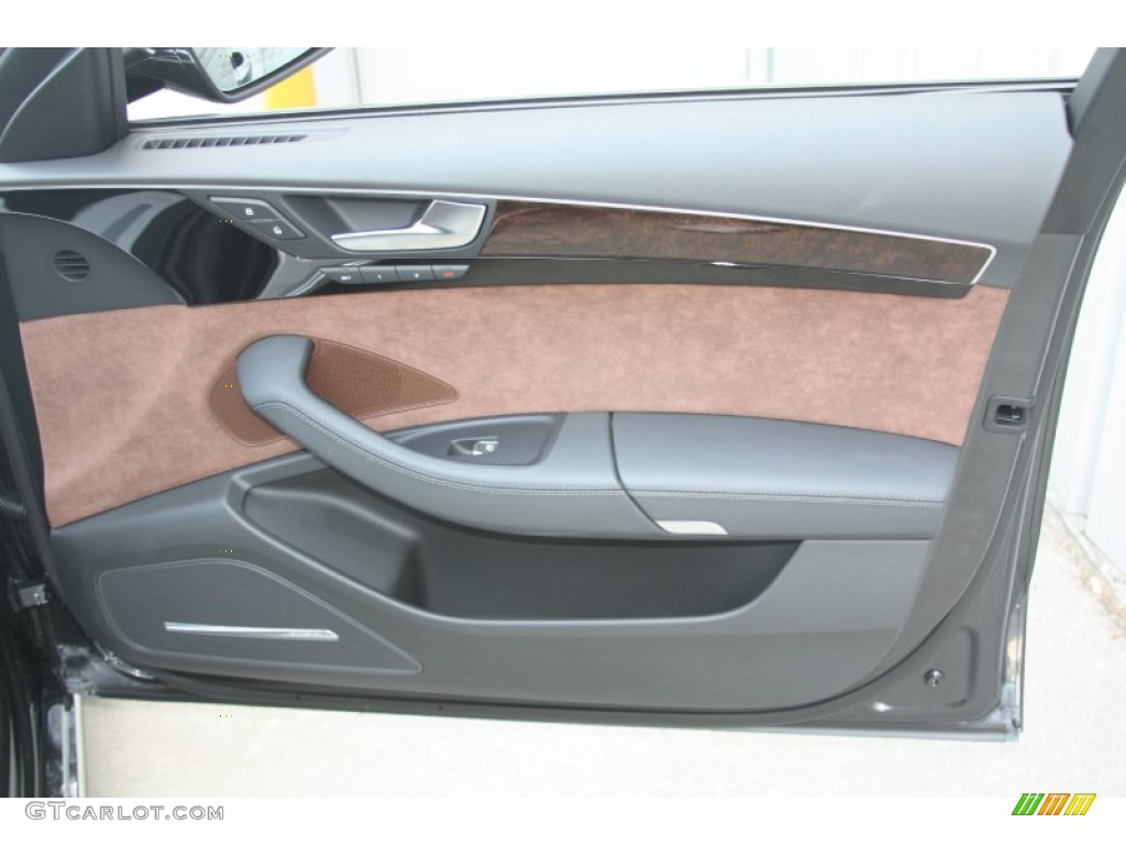 2011 A8 L 4.2 FSI quattro - Oolong Grey Metallic / Nougat Brown photo #45