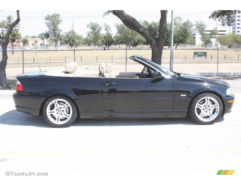 Jet Black 2003 BMW 3 Series 330i Convertible Exterior Photo #53532069