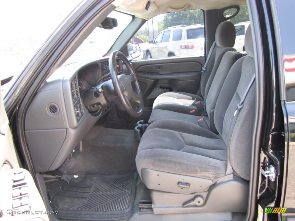 Dark Charcoal Interior 2006 Chevrolet Silverado 1500 LS Crew Cab 4x4 Photo #53532182