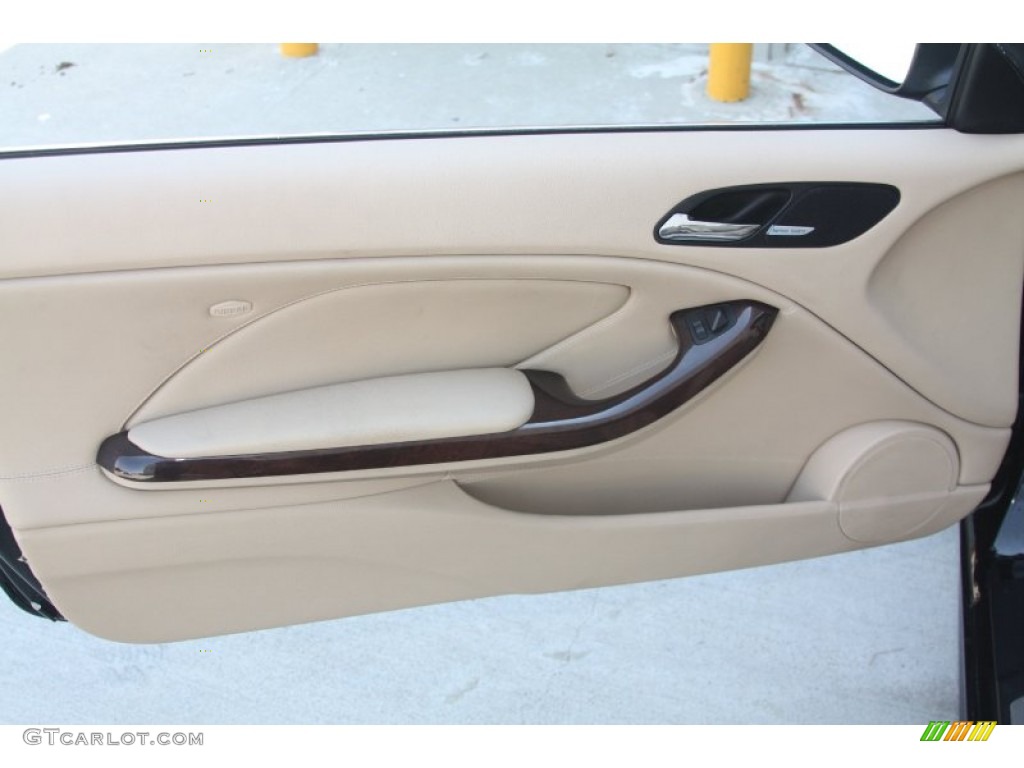 2003 BMW 3 Series 330i Convertible Sand Door Panel Photo #53532232