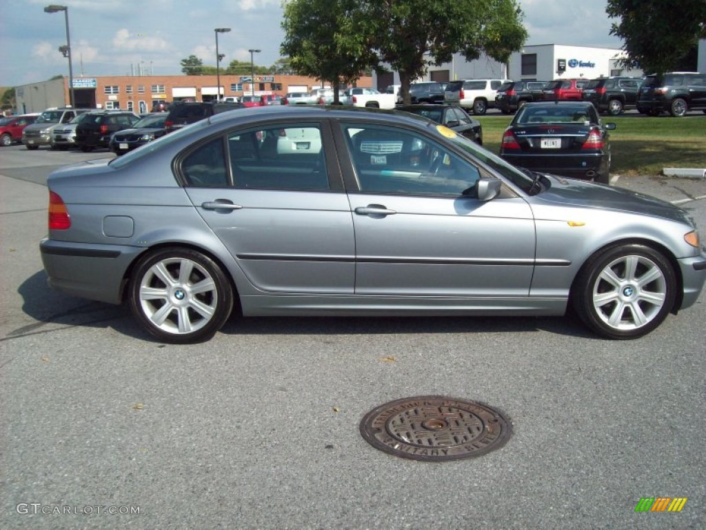 2003 3 Series 325i Sedan - Steel Grey Metallic / Black photo #3