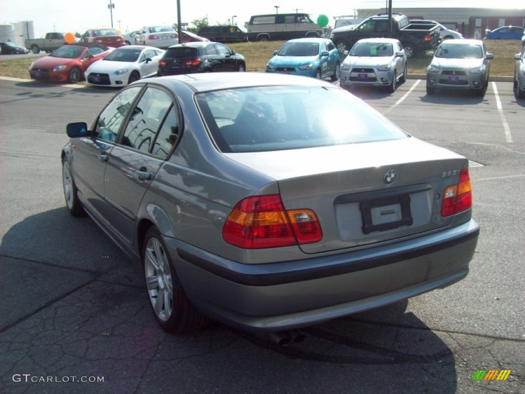 2003 3 Series 325i Sedan - Steel Grey Metallic / Black photo #5