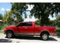 2004 Bright Red Ford F150 Lariat SuperCab 4x4  photo #3