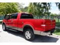 2004 Bright Red Ford F150 Lariat SuperCab 4x4  photo #5