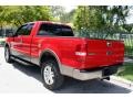 2004 Bright Red Ford F150 Lariat SuperCab 4x4  photo #6