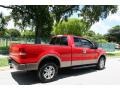 2004 Bright Red Ford F150 Lariat SuperCab 4x4  photo #8