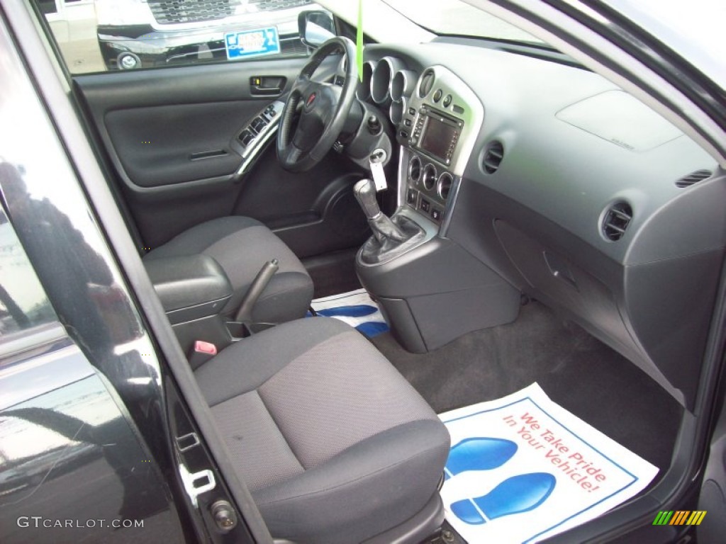 Graphite Interior 2004 Pontiac Vibe GT Photo #53533551
