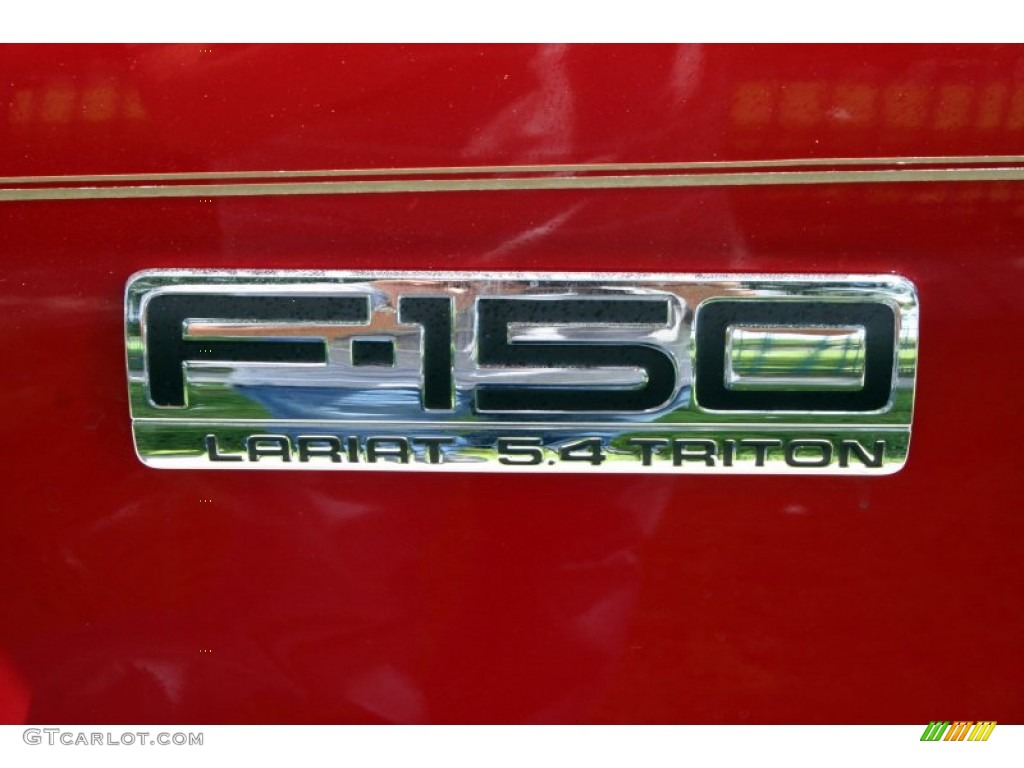2004 F150 Lariat SuperCab 4x4 - Bright Red / Tan photo #26