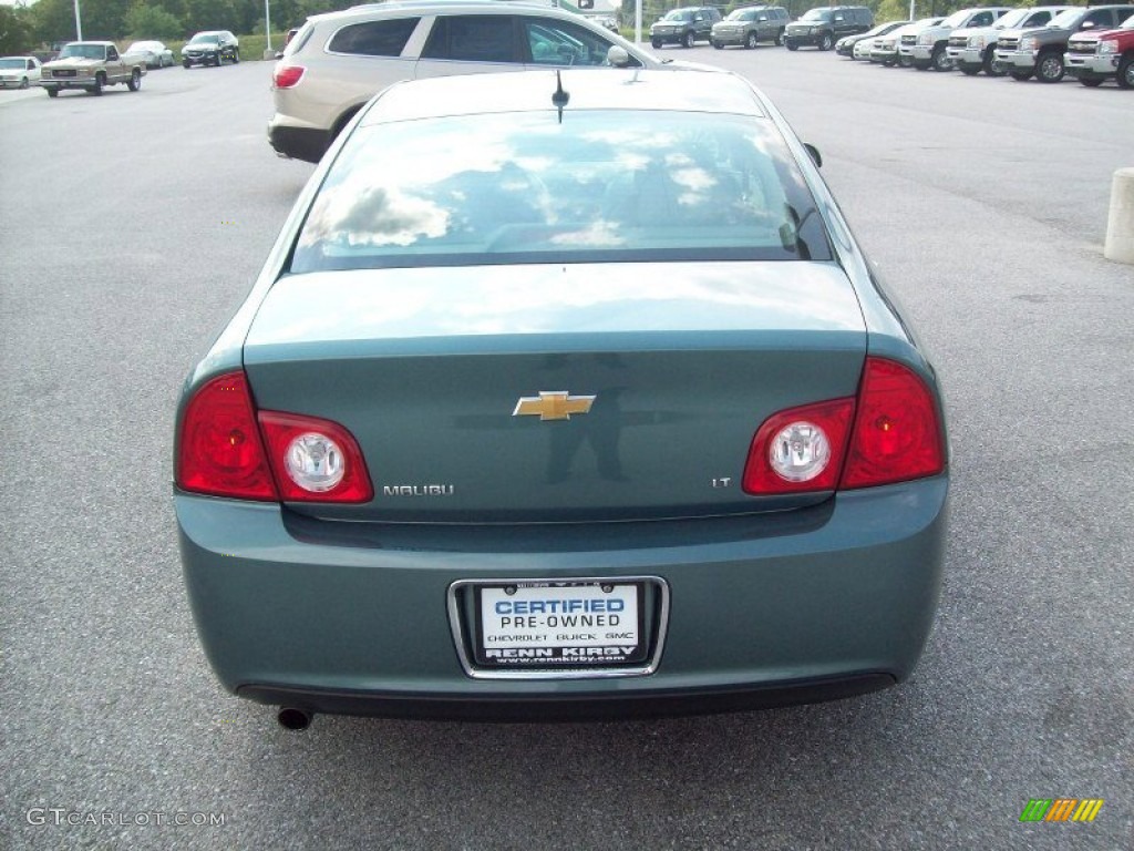 2009 Malibu LT Sedan - Silver Moss Metallic / Titanium photo #17