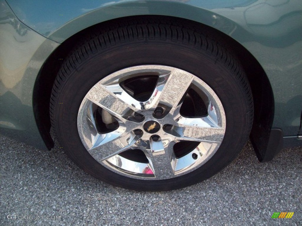 2009 Malibu LT Sedan - Silver Moss Metallic / Titanium photo #19