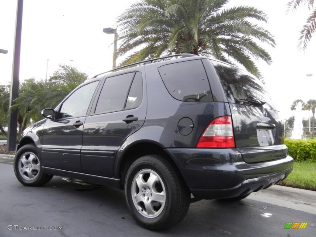 Black Opal Metallic 2002 Mercedes-Benz ML 320 4Matic Exterior Photo #53535023