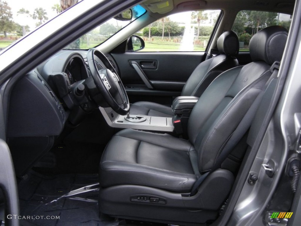 Graphite Black Interior 2003 Infiniti FX 35 Photo #53535455