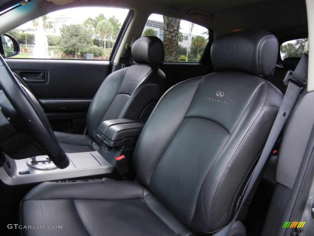 Graphite Black Interior 2003 Infiniti FX 35 Photo #53535475