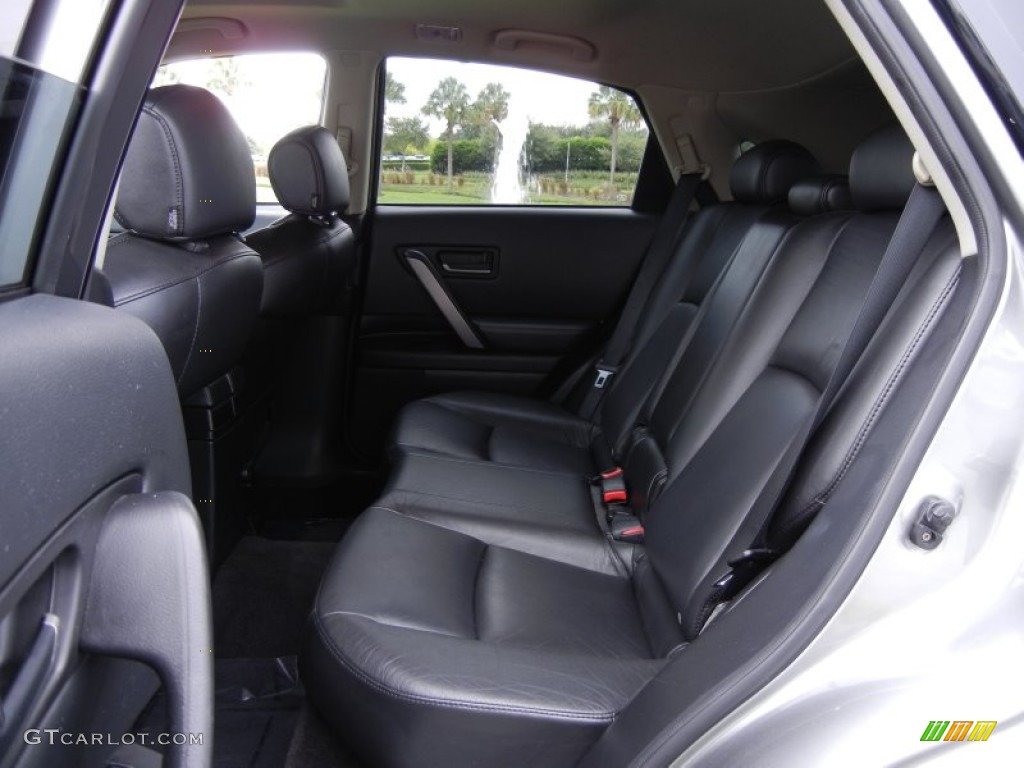 Graphite Black Interior 2003 Infiniti FX 35 Photo #53535534
