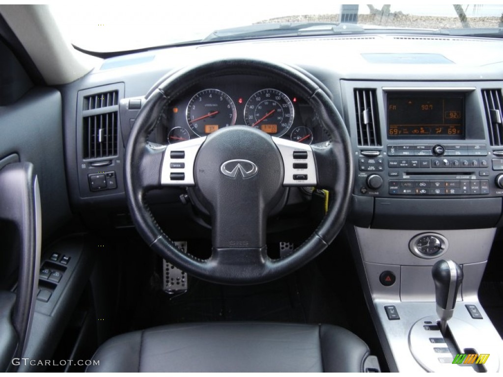2003 Infiniti FX 35 Graphite Black Dashboard Photo #53535628