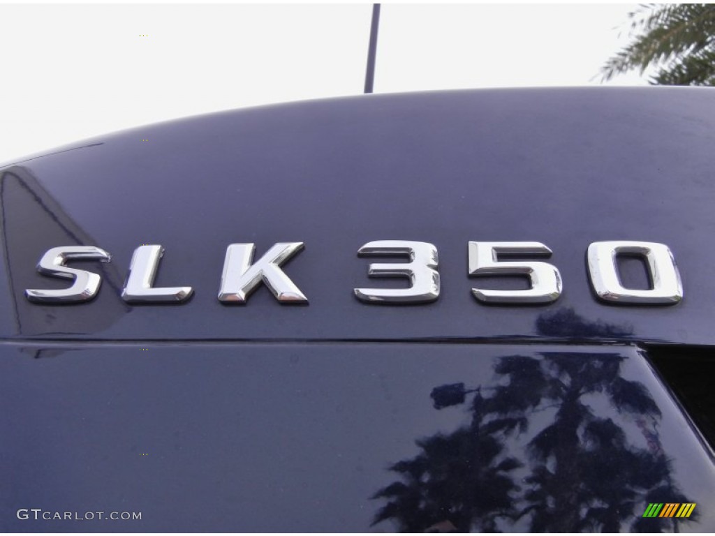 2005 SLK 350 Roadster - Caspian Blue Metallic / Ash Grey photo #14