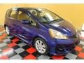 2009 Blue Sensation Pearl Honda Fit Sport  photo #1