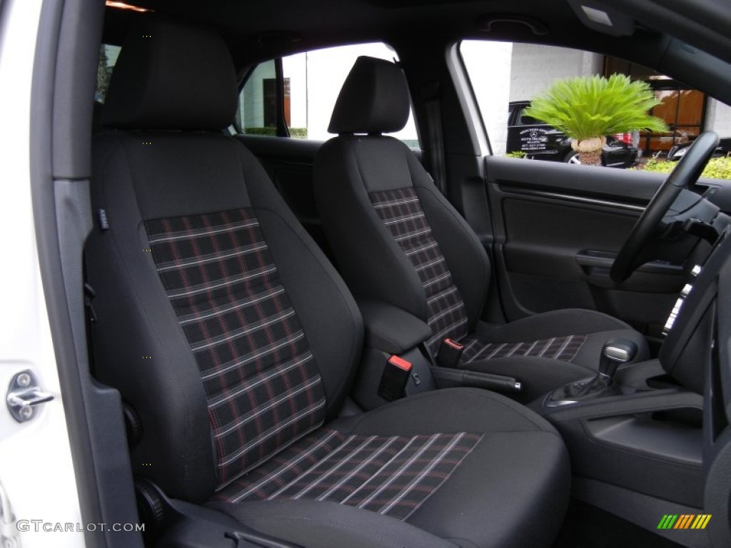 Interlagos Plaid Cloth Interior 2010 Volkswagen Jetta TDI Cup Street Edition Photo #53538120