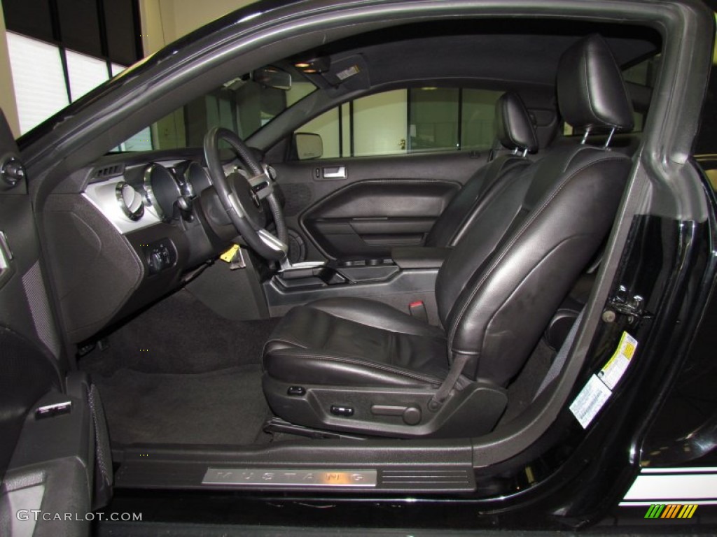 2007 Mustang V6 Deluxe Coupe - Black / Dark Charcoal photo #8