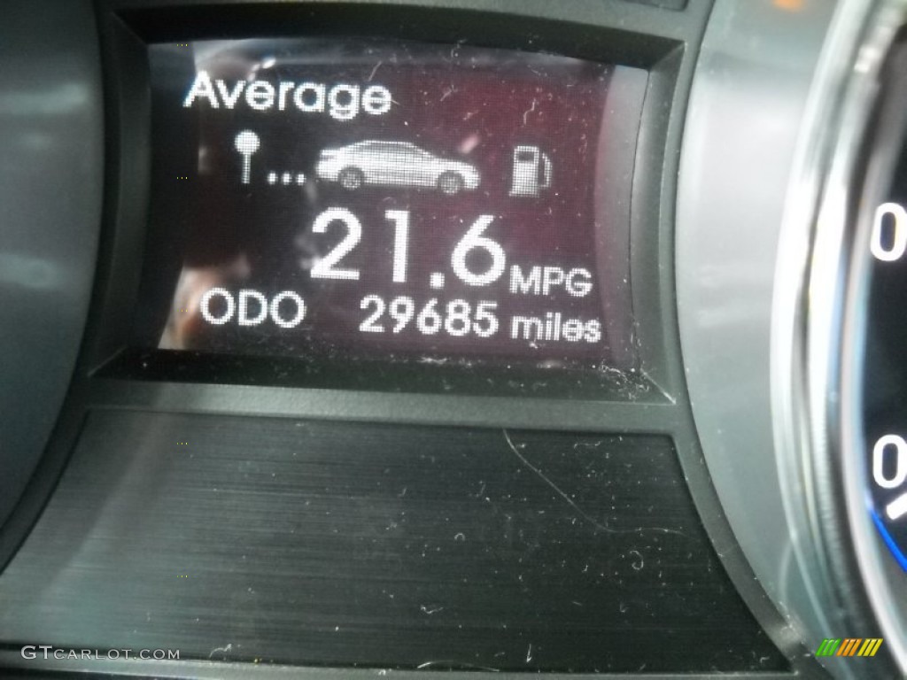 2011 Sonata Limited - Midnight Black / Wine photo #20