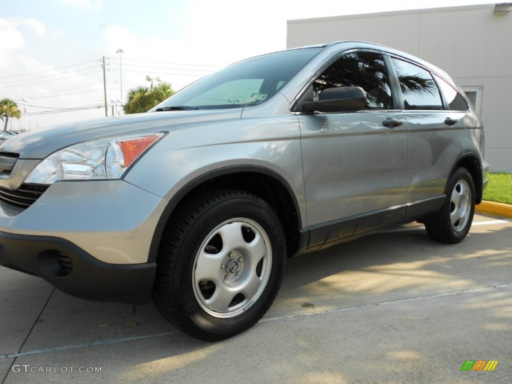 2008 CR-V LX - Whistler Silver Metallic / Gray photo #3