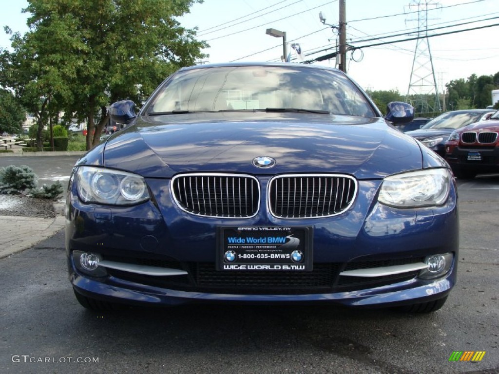 2011 3 Series 335i xDrive Coupe - Deep Sea Blue Metallic / Cream Beige photo #2