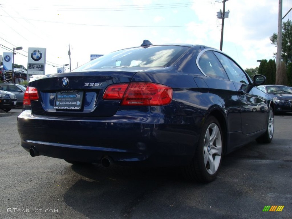 2011 3 Series 335i xDrive Coupe - Deep Sea Blue Metallic / Cream Beige photo #4