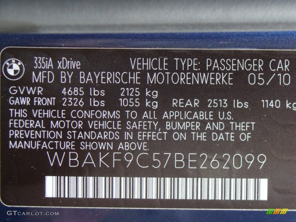 2011 3 Series 335i xDrive Coupe - Deep Sea Blue Metallic / Cream Beige photo #16