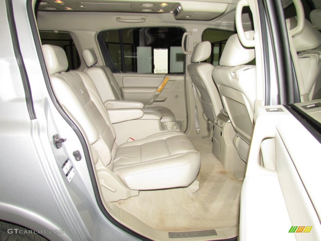 2007 QX 56 4WD - Silver Indulgence / Willow Beige photo #10