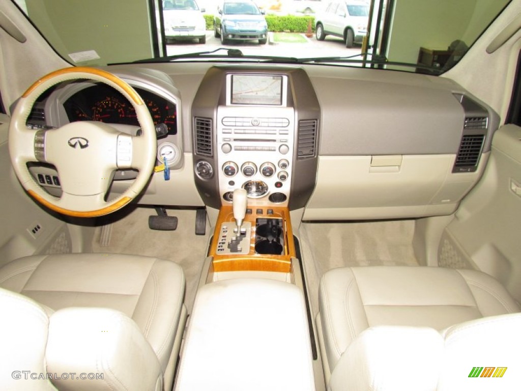 2007 QX 56 4WD - Silver Indulgence / Willow Beige photo #13