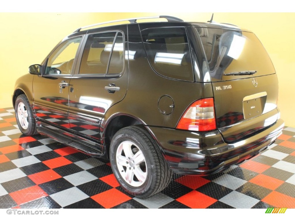 2005 ML 350 4Matic - Black / Ash photo #3
