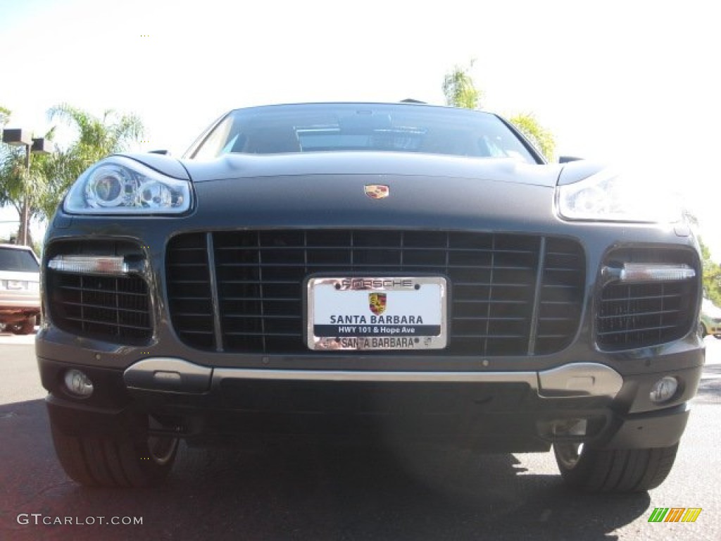 2009 Cayenne Turbo S - Lava Grey Metallic / Sand Beige Full Leather photo #2