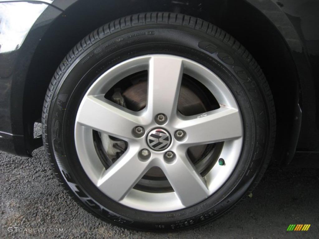 2009 Volkswagen Jetta SE SportWagen Wheel Photo #53542984